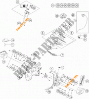 CONTACTEUR A CLE pour KTM 1290 SUPER ADVENTURE WHITE ABS de 2016