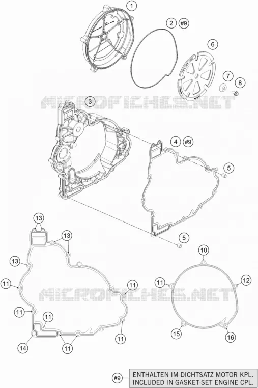 CARTER EMBRAYAGE KTM MOTO 1190 2016 ADVENTURE  1190 ADVENTURE R ABS