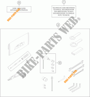 TROUSSE A OUTILS / MANUELS / OPTIONS pour KTM 1190 ADVENTURE R ABS de 2014