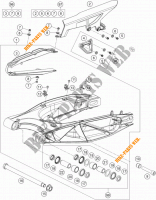 BRAS OSCILLANT  pour KTM 1190 ADVENTURE R ABS de 2014