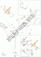 GUIDON / COMMANDES pour KTM 1190 ADVENTURE R ABS de 2014
