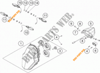 PHARE / FEU ARRIERE pour KTM 1190 ADVENTURE R ABS de 2014