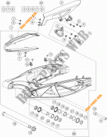 BRAS OSCILLANT  pour KTM 1190 ADVENTURE R ABS de 2013