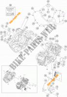 CARTER MOTEUR pour KTM 1190 ADVENTURE R ABS de 2013
