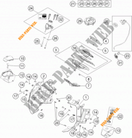 CONTACTEUR A CLE pour KTM 1190 ADVENTURE R ABS de 2013
