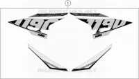 AUTOCOLLANTS pour KTM 1190 ADVENTURE ABS GREY de 2016
