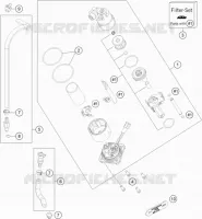 POMPE A ESSENCE pour KTM 1190 ADVENTURE ABS GREY de 2016