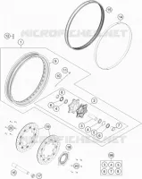 ROUE AVANT pour KTM 1190 ADVENTURE ABS GREY de 2016