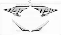 AUTOCOLLANTS pour KTM 1190 ADVENTURE ABS GREY de 2016