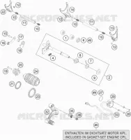 MECANISME DE SELECTION DE VITESSES pour KTM 1190 ADVENTURE ABS GREY de 2016