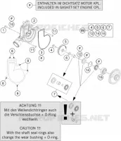 POMPE A EAU pour KTM 1190 ADVENTURE ABS GREY de 2016