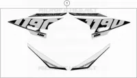 AUTOCOLLANTS pour KTM 1190 ADVENTURE ABS ORANGE de 2016