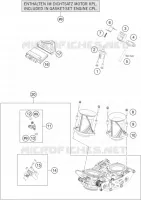 BOITIER PAPILLON INJECTION pour KTM 1190 ADVENTURE ABS ORANGE de 2016