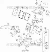 FILTRE A AIR pour KTM 1190 ADVENTURE ABS ORANGE de 2016