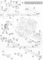 POMPE A HUILE pour KTM 1190 ADVENTURE ABS ORANGE de 2016