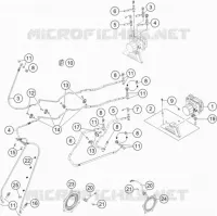 SYSTEME DE FREIN ABS pour KTM 1190 ADVENTURE ABS ORANGE de 2016