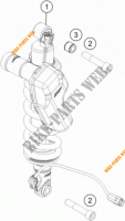 AMORTISSEUR pour KTM 1190 ADVENTURE ABS GREY de 2015