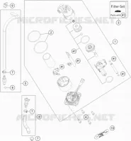 POMPE A ESSENCE pour KTM 1190 ADVENTURE ABS ORANGE de 2015