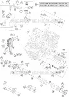 POMPE A HUILE pour KTM 1190 ADVENTURE ABS ORANGE de 2015