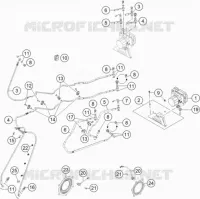 SYSTEME DE FREIN ABS pour KTM 1190 ADVENTURE ABS ORANGE de 2015