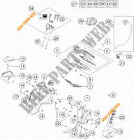 CONTACTEUR A CLE pour KTM 1190 ADVENTURE ABS GREY de 2015