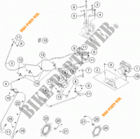 SYSTEME DE FREIN ABS pour KTM 1190 ADVENTURE ABS GREY de 2015