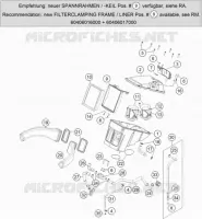 FILTRE A AIR pour KTM 1190 ADVENTURE ABS ORANGE de 2014