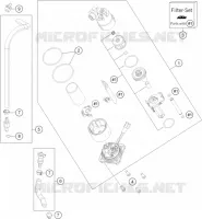 POMPE A ESSENCE pour KTM 1190 ADVENTURE ABS ORANGE de 2014