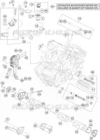 POMPE A HUILE pour KTM 1190 ADVENTURE ABS ORANGE de 2014