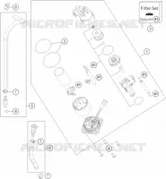 POMPE A ESSENCE pour KTM 1190 ADVENTURE ABS ORANGE de 2014