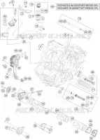 POMPE A HUILE pour KTM 1190 ADVENTURE ABS ORANGE de 2014