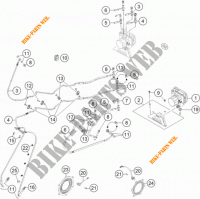 SYSTEME DE FREIN ABS pour KTM 1190 ADVENTURE ABS ORANGE WES. de 2014