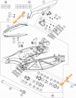 BRAS OSCILLANT  pour KTM 1190 ADVENTURE ABS GREY WES. de 2014