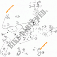SYSTEME DE FREIN ABS pour KTM 1190 ADVENTURE ABS GREY WES. de 2014