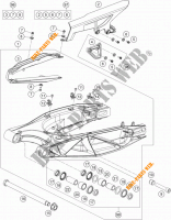 BRAS OSCILLANT  pour KTM 1190 ADVENTURE ABS GREY de 2014