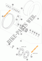 ROUE AVANT pour KTM 990 ADVENTURE R de 2010