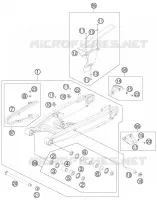 BRAS OSCILLANT  pour KTM 990 ADVENTURE R de 2011