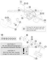 POMPE A EAU pour KTM 990 ADVENTURE R de 2011