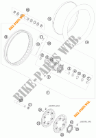 ROUE AVANT pour KTM 990 ADVENTURE WHITE ABS de 2010