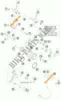 MECANISME DE SELECTION DE VITESSES pour KTM 990 ADVENTURE ORANGE ABS de 2010