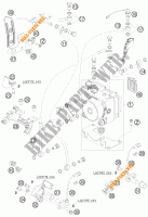 SYSTEME DE FREIN ABS pour KTM 990 ADVENTURE ORANGE ABS de 2010