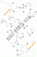 PHARE / FEU ARRIERE pour KTM 990 ADVENTURE ORANGE ABS de 2010