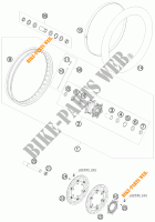ROUE AVANT pour KTM 990 ADVENTURE LIMITED EDITION de 2010