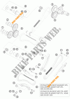DISTRIBUTION pour KTM 990 ADVENTURE ORANGE ABS de 2010