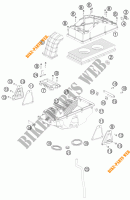 FILTRE A AIR pour KTM 990 ADVENTURE ORANGE ABS de 2010