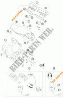 CONTACTEUR A CLE pour KTM 990 ADVENTURE ORANGE ABS de 2006