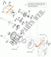 DEMARREUR ELECTRIQUE pour KTM 990 ADVENTURE ORANGE ABS de 2006
