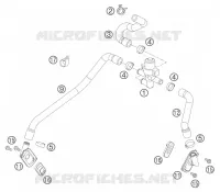 SECONDARY AIR SYSTEM SAS pour KTM 990 ADVENTURE ORANGE ABS de 2006