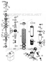 AMORTISSEUR (PIECES) pour KTM 640 LC4 ADVENTURE de 2003