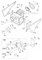 FILTRE A AIR pour KTM 640 LC4 ADVENTURE de 2003